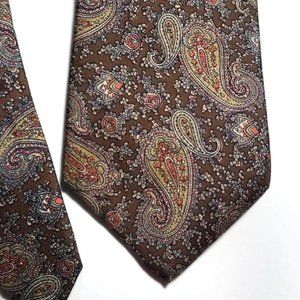 Men's Surrey Collection Vintage Silk Paisley Necktie Tie 57"
